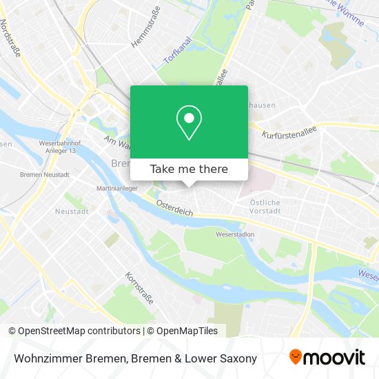 Карта Wohnzimmer Bremen