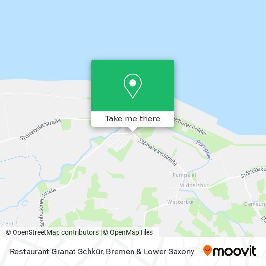Restaurant Granat Schkür map