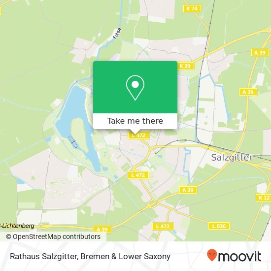 Rathaus Salzgitter map