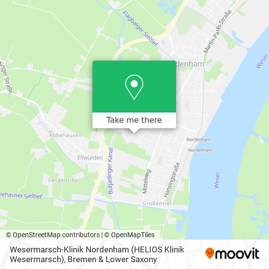 Wesermarsch-Klinik Nordenham (HELIOS Klinik Wesermarsch) map