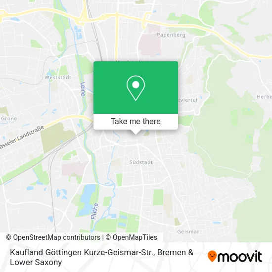 Kaufland Göttingen Kurze-Geismar-Str. map