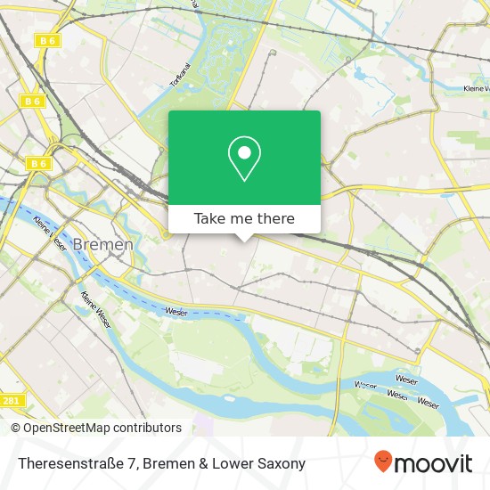 Theresenstraße 7 map