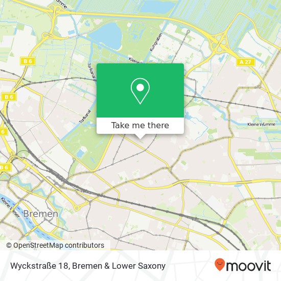 Карта Wyckstraße 18
