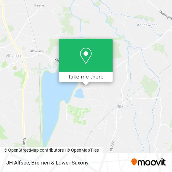 JH Alfsee map