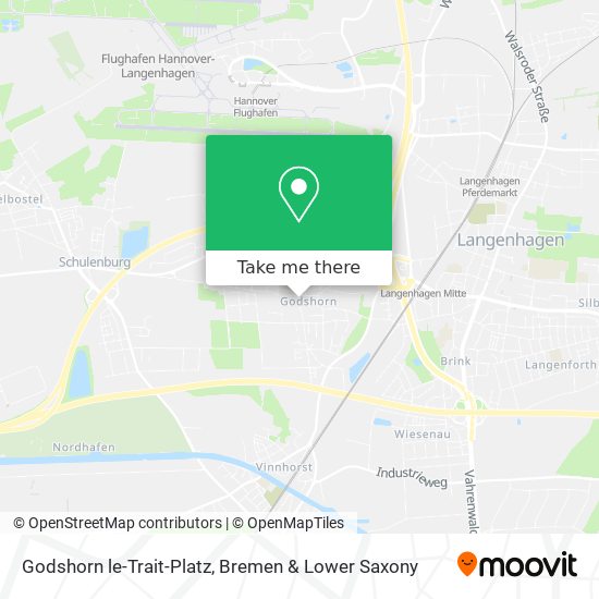 Godshorn le-Trait-Platz map