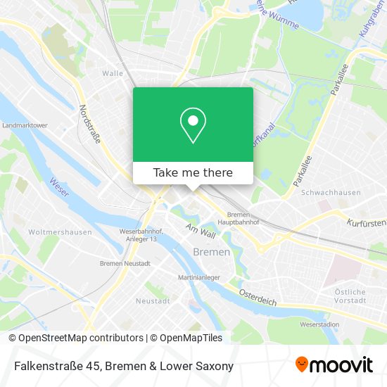 Falkenstraße 45 map