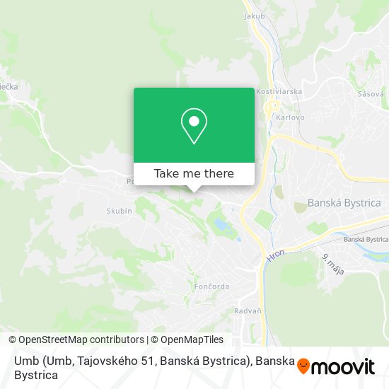 Umb (Umb, Tajovského 51, Banská Bystrica) map