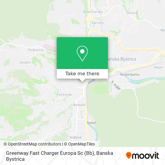 Greenway Fast Charger Europa Sc (Bb) map