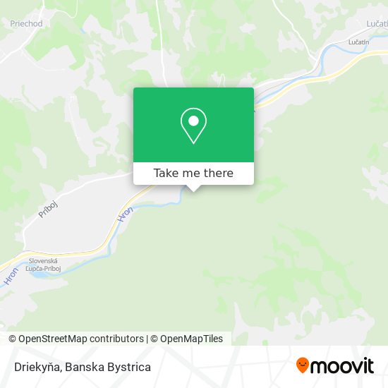 Driekyňa map