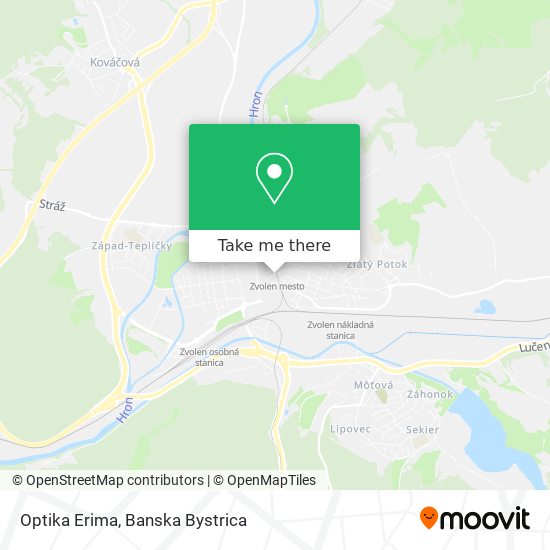 Optika Erima map