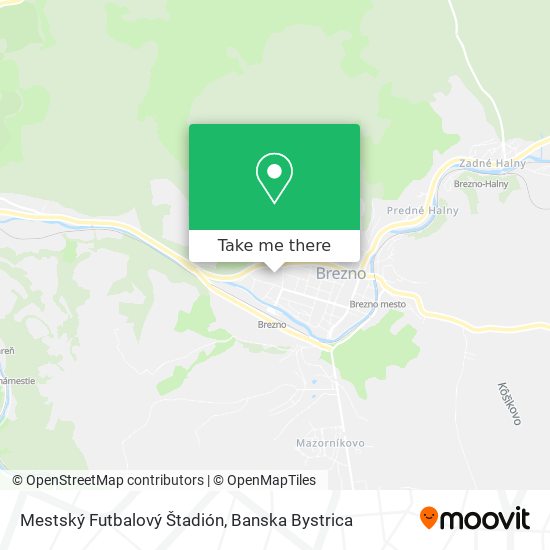 Mestský Futbalový Štadión map