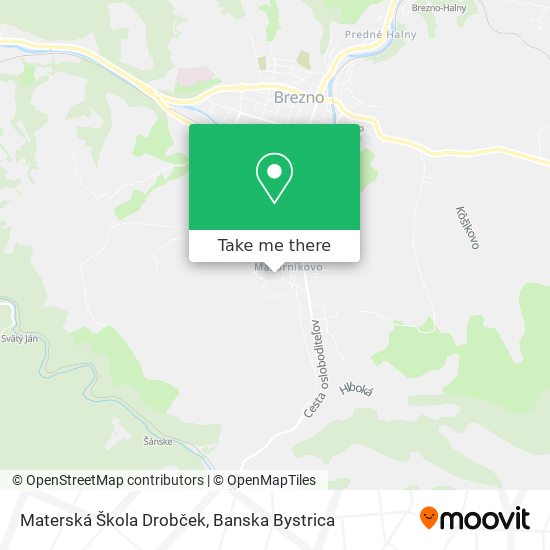 Materská Škola Drobček map