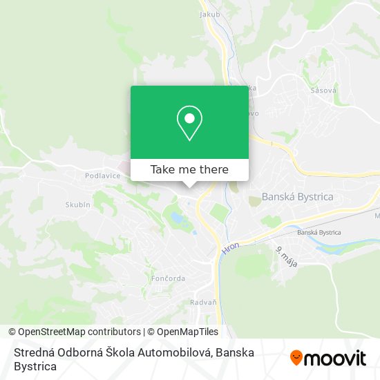 Stredná Odborná Škola Automobilová map