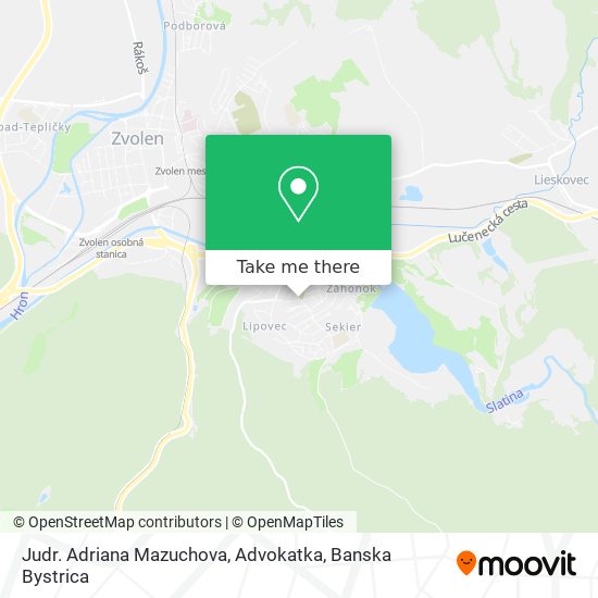 Judr. Adriana Mazuchova, Advokatka map