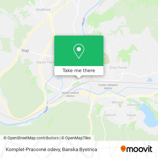 Komplet-Pracovné odevy map