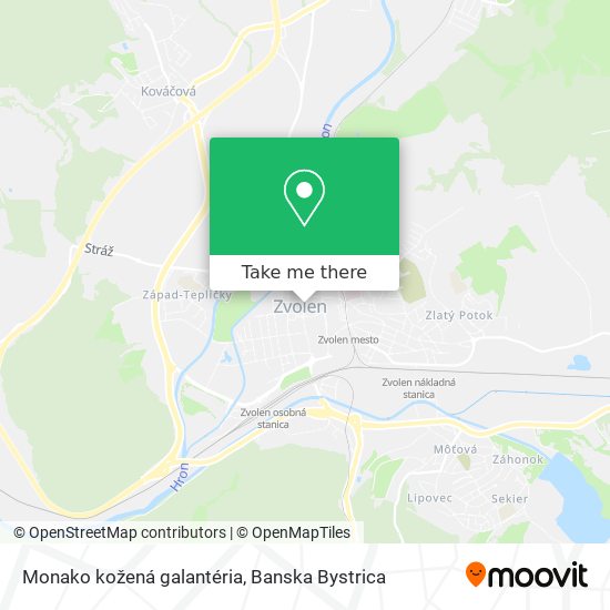 Monako kožená galantéria map