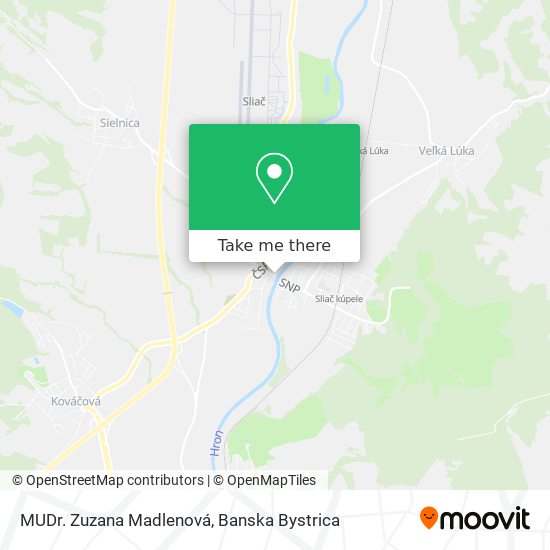 MUDr. Zuzana Madlenová map