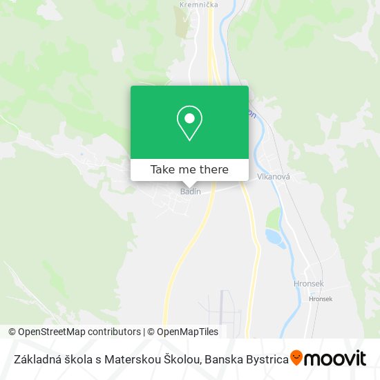 Základná škola s Materskou Školou map