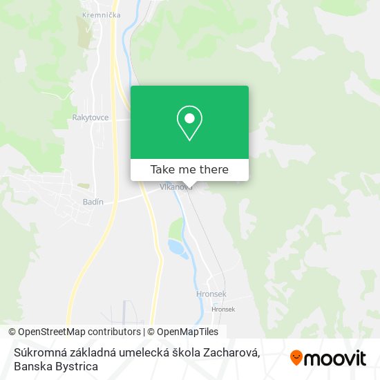 Súkromná základná umelecká škola Zacharová map