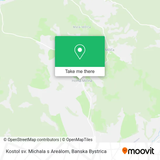 Kostol sv. Michala s Areálom map