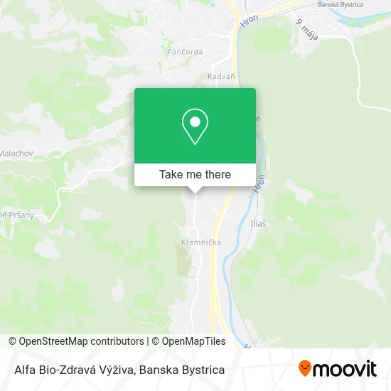 Alfa Bio-Zdravá Výživa map