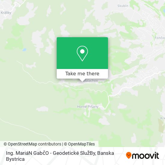 Ing. MariáN GabčO - Geodetické SlužBy map