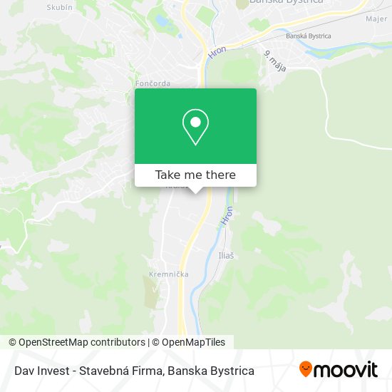 Dav Invest - Stavebná Firma map