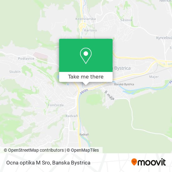 Ocna optika M Sro map