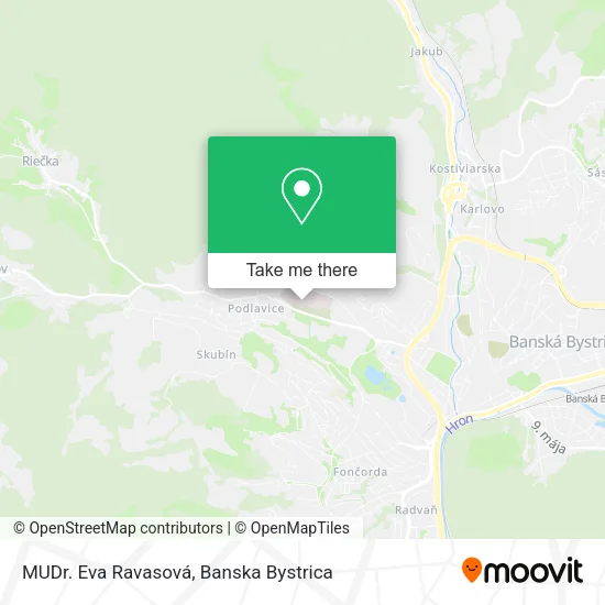 MUDr. Eva Ravasová map