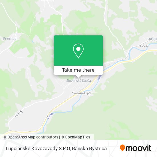 Lupčianske Kovozávody S.R.O map