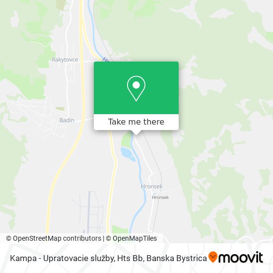 Kampa - Upratovacie služby, Hts Bb map