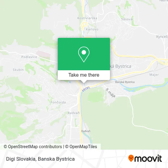 Digi Slovakia map