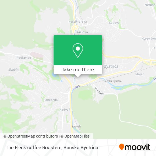 The Fleck coffee Roasters map