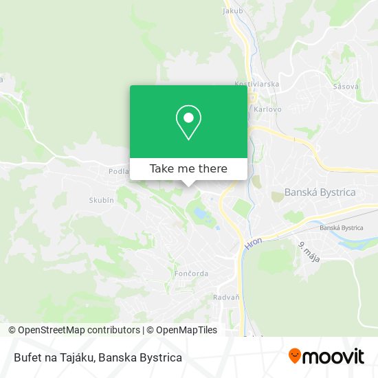 Bufet na Tajáku map