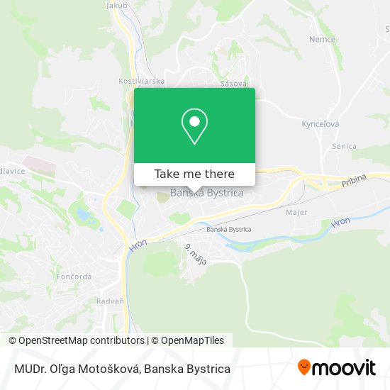 MUDr. Oľga Motošková map