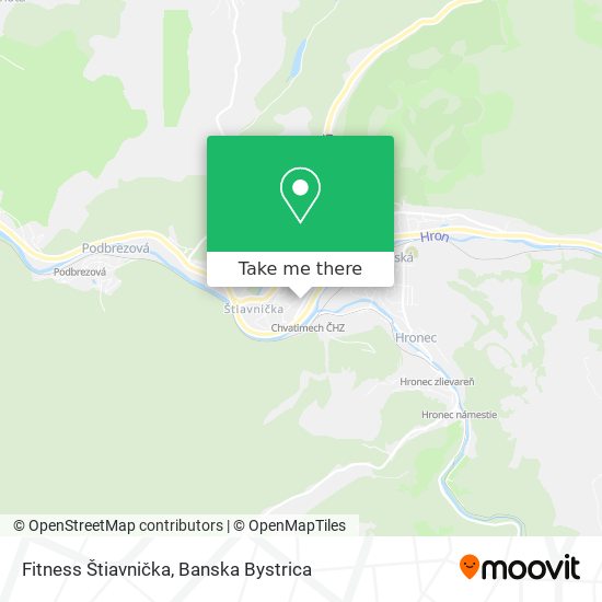 Fitness Štiavnička map