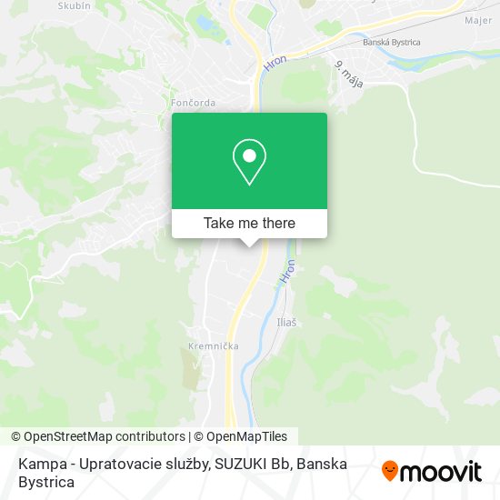 Kampa - Upratovacie služby, SUZUKI Bb map