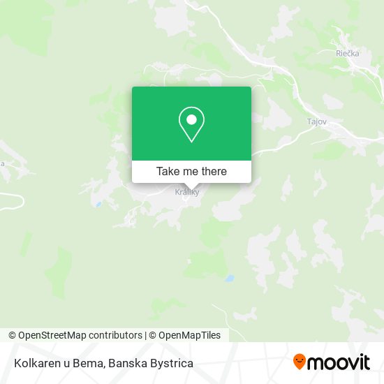 Kolkaren u Bema map