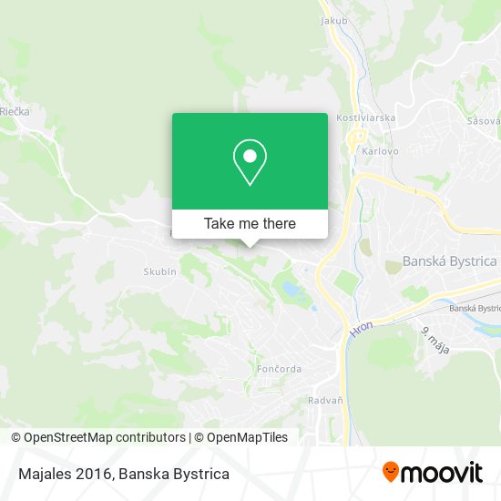 Majales 2016 map