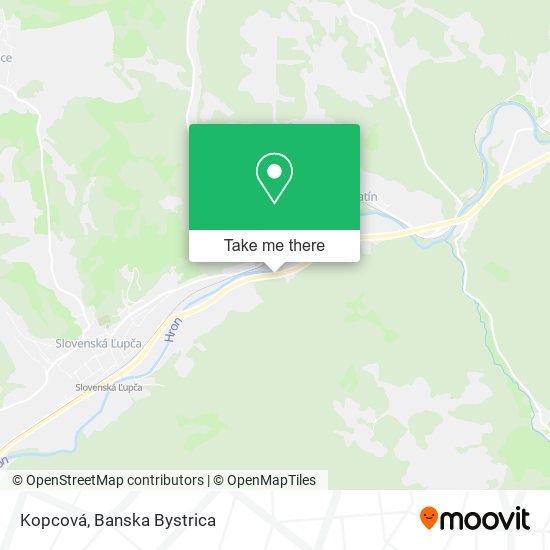 Kopcová map