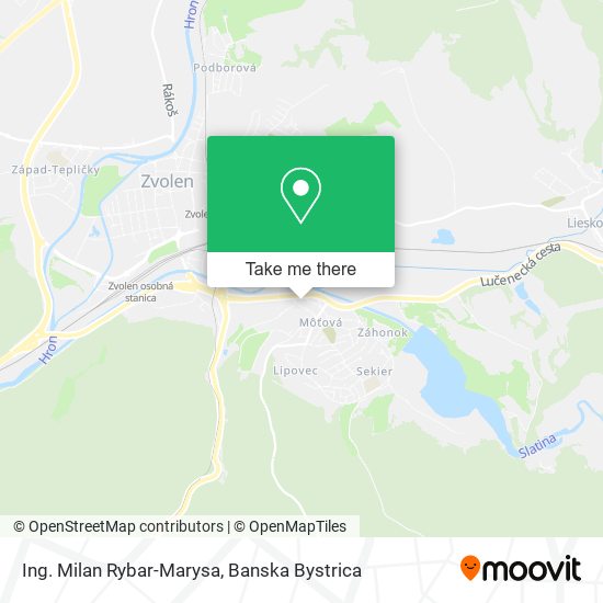 Ing. Milan Rybar-Marysa map