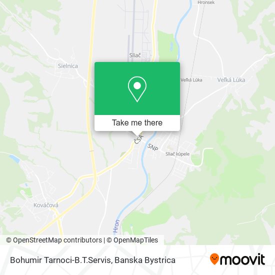 Bohumir Tarnoci-B.T.Servis map