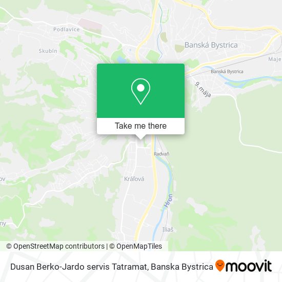 Dusan Berko-Jardo servis Tatramat map