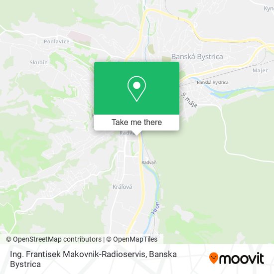 Ing. Frantisek Makovnik-Radioservis map