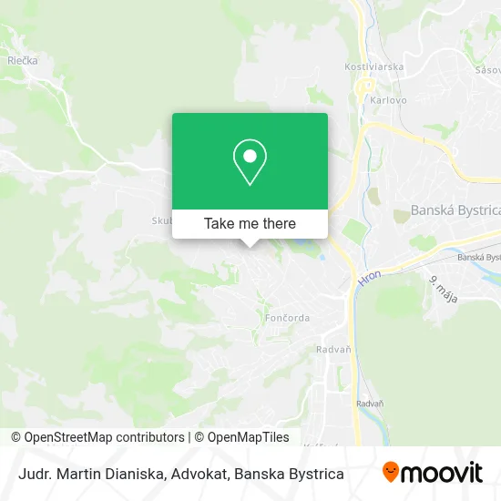 Judr. Martin Dianiska, Advokat map