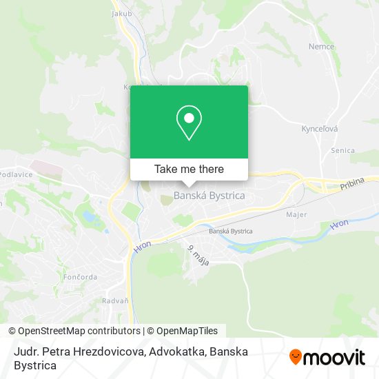 Judr. Petra Hrezdovicova, Advokatka map