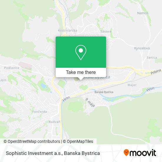 Sophistic Investment a.s. map