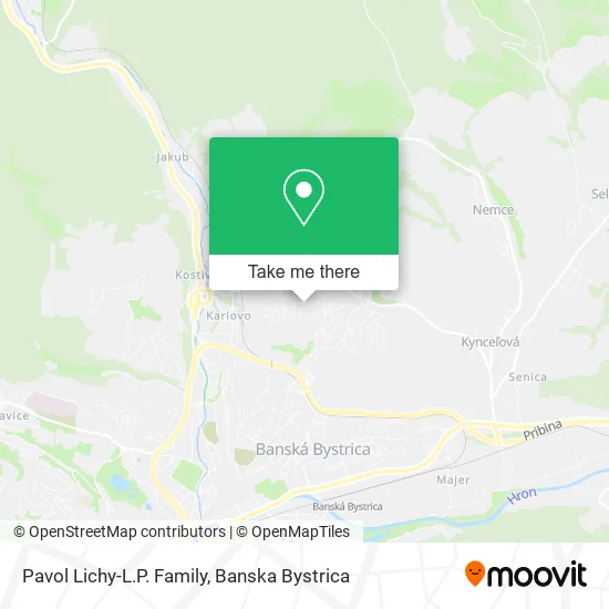Pavol Lichy-L.P. Family map
