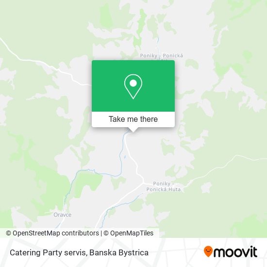 Catering Party servis map