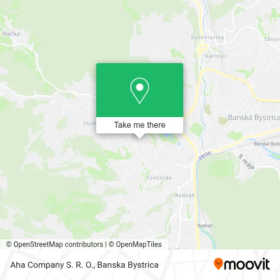 Aha Company S. R. O. map